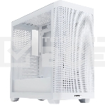 Компьютерный корпус без блока питания HSPD M740, Mesh Mid Tower, белый, TG, 0.6 SPCC, no fans, E-ATX, ATX, mATX, mITX, 170/400/200мм, 4x2.5