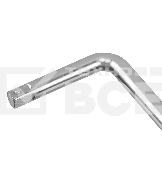 Вороток Г-образный Denzel 375x100 мм, квадрат 1/2