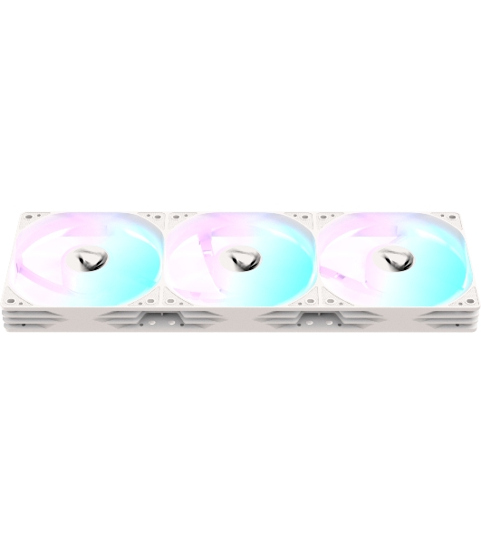 Кулер с водяным охлаждением Formula V Line ICE JET GLOW 360 WH, 360мм, 3x120мм, ARGB fans, LGA115X/1200/1700/1851, AM4/AM5