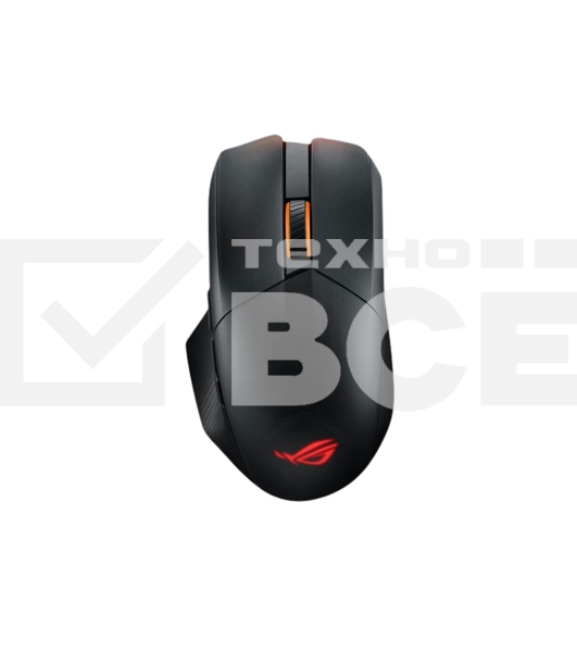 Мышь беспроводная/проводная ASUS P708 ROG CHAKRAM X ORIGIN черный, 36000 dpi, радиоканал, Bluetooth, USB, кнопки - 11