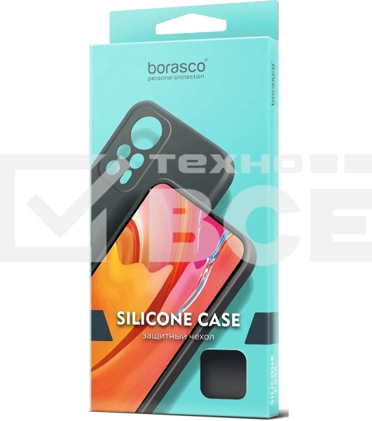 Чехол (клип-кейс) BoraSCO для Huawei Nova 11i 72182 черный