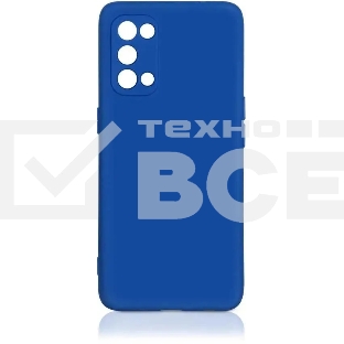 Чехол (клип-кейс) DF oOriginal-10, для Oppo Reno 5 (4G), синий df ooriginal-10 (blue)