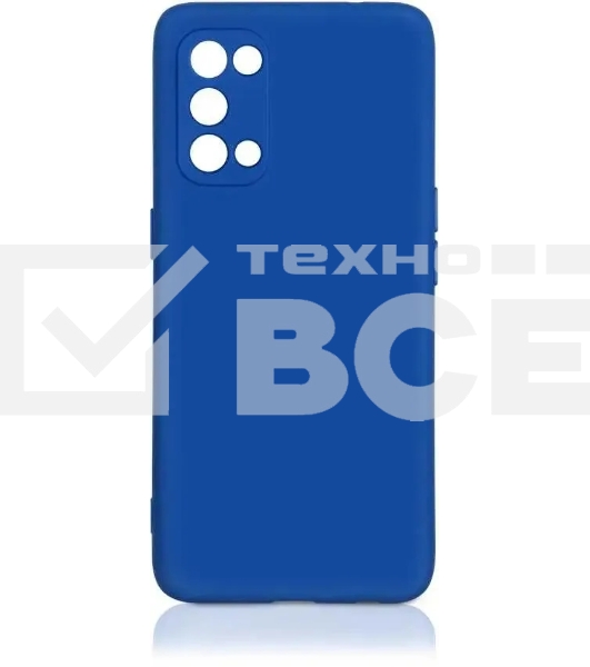 Чехол (клип-кейс) DF oOriginal-10, для Oppo Reno 5 (4G), синий df ooriginal-10 (blue)