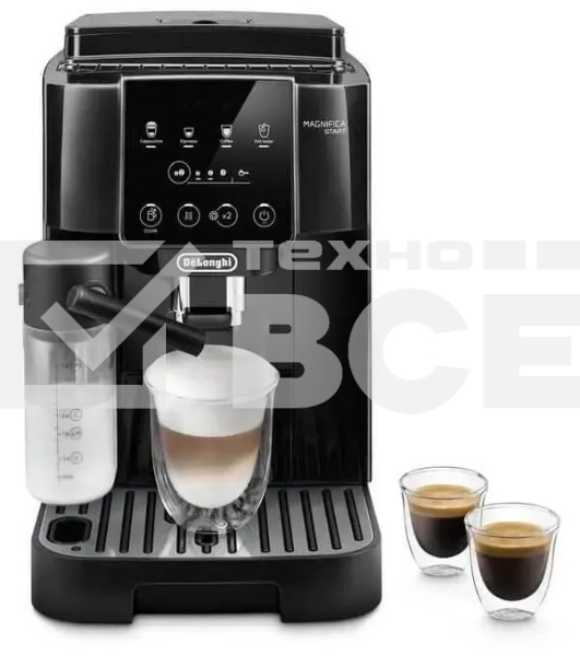 Кофемашина автоматическая DeLonghi Magnifica S ECAM230.13.B черный, исп. кофе - молотый/зерновой, 1.8 л, 1450 Вт, 15 Бар.
