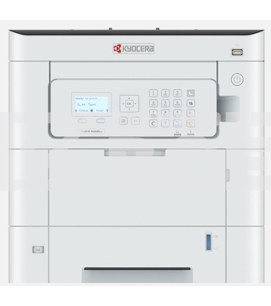 Принтер лазерный Kyocera ECOSYS PA3500cx (1102YJ3NL0), A4, цветной, печ. до 35 стр/мин., 1200 x 1200 dpi, USB, RJ-45, Air Print, Mopria