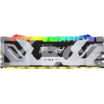 Оперативная память Kingston FURY Renegade Silver RGB, DDR5, 24GB (1x24 GB), 7200 MHz, CL38, радиатор, RGB, серебристый, фото 1
