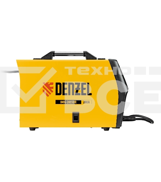 Аппарат инвертор. полуавтомат. cварки IMIG-205SDR, 200 А, ПВ 60%, катушка 5 кг Denzel