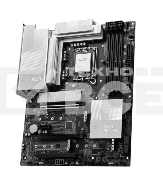 Материнская плата MSI PRO Z890-P WIFI, LGA 1851, Intel Z890, 4xDDR5, 4xSATA, 4xM.2, 1xPCIe 5.0 x16, 2xPCIe 4.0 x4, 1xPCIe 3.0 x1, 1xHDMI, 1xDP, 1xUSB-C Thunderbolt 4, 1xUSB-C 3.2 Gen 2, 1x 5Gb LAN, 2xUSB-A 3.2 Gen 1, 1xUSB-A 3.2 Gen 2, 4xUSB-A 2.0, 3x3.5 