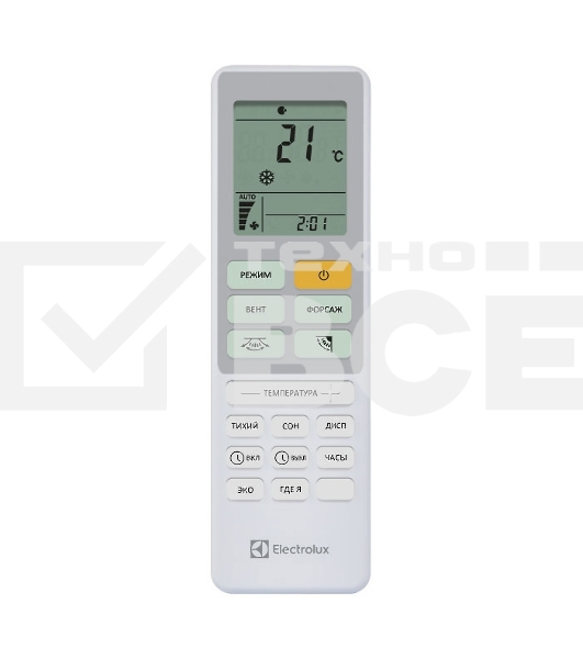 Блок внутренний сплит-системы Electrolux EACS/I-24HAL/N8/in инвертор, 24000 BTU, 45 м², 33 дБ, охлаждение, обогрев, осушение, белый