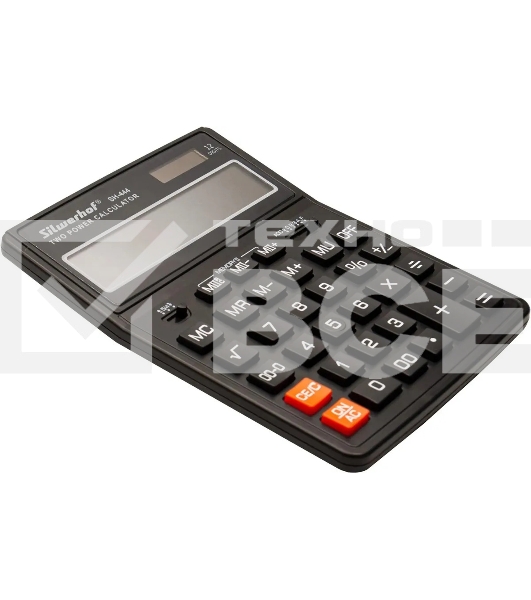 Калькулятор настольный Silwerhof SH-444 черный 12-разр.