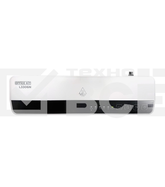Ламинатор Office Kit L3306N белый/черный A3 (75-250мкм) 100см/мин (6вал.) хол.лам. лам.фото реверс