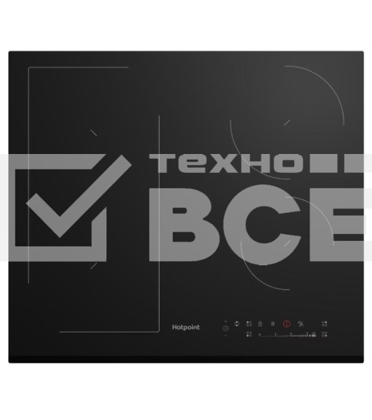 Индукционная варочная поверхность Hotpoint HS 3560B BF, независимая, черный