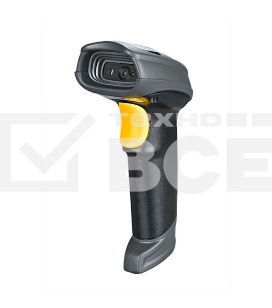 Сканер штрих-кода ручной Mindeo MD6600AT-SR 2D имидж, проводной, 100 скан/сек, USB с автосенсорной подставкой, чёрный