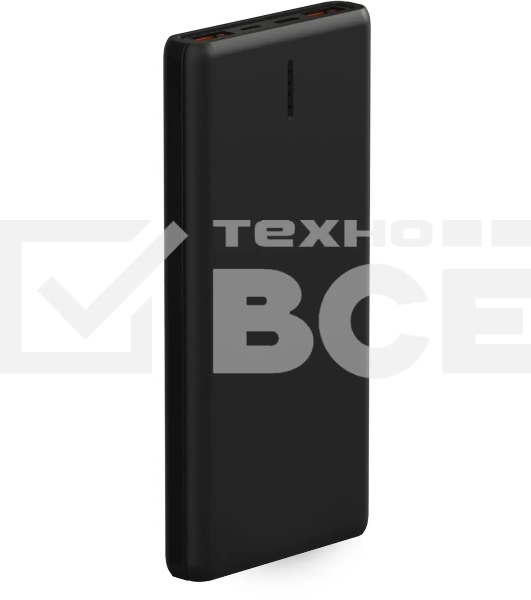 Портативный аккумулятор Digma DGPF10C 10000mAh QC3.0/PD3.0 22.5W 3A 2xUSB-A/USB-C черный