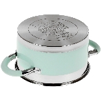 Кастрюля LARA LR02-540 MINT 16x9 см, 1,7 л, носик, индукционное дно, крышка с бортом, полипропилен, силикон, нержавеющая сталь, фото4