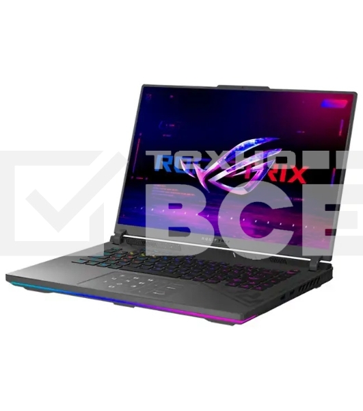 Ноутбук ASUS ROG Strix G16 G614PR-RV027 Grey AMD Ryzen 9 8940HX 2400MHz/16'/1920x1200/16Gb/1024Gb SSD/NVIDIA GeForce RTX 5070 Ti 12Gb/Wi-Fi/Bluetooth/Без ОС