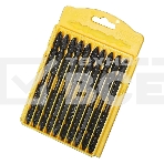 Набор двухсторонних торсионных бит для ударных шуруповертов 10 шт Deli DL253202 PH2x100мм, сталь S2, пласт.кейс, фото2