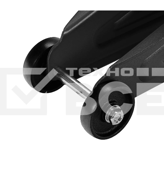 Домкрат гидравлический подкатной с фиксатором Denzel, 2 т, 130-330 мм 51153