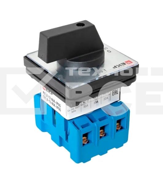 Переключатель кулачковый ПК-2-13 3п 40А 'ВКЛ-ВЫКЛ' IP65 EKF pk-2-13-40-65