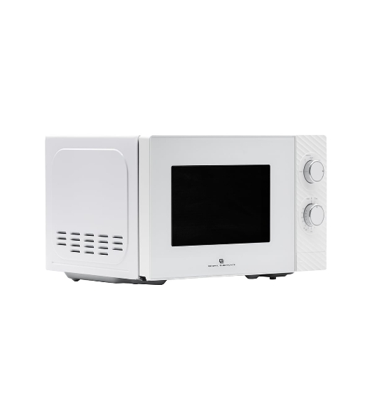 Микроволновая печь General Electronics GE MS120W белая, 20 л, 700 Вт, переключатели — поворотный механизм