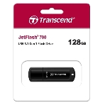 Флешка USB Transcend JetFlash 700 (TS128GJF700), 128Gb, USB 3.0, R/W 70/30, черный, фото 1