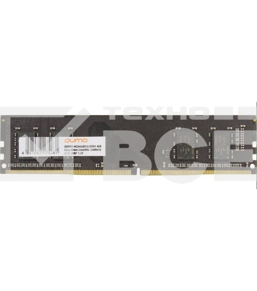 Оперативная память QUMO, DDR4, 8GB (1x8GB), 2933MHz, CL21, DIMM