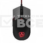 Мышь проводная AOC AGM700 черный, 16000 dpi, USB, кнопки - 8, фото 1