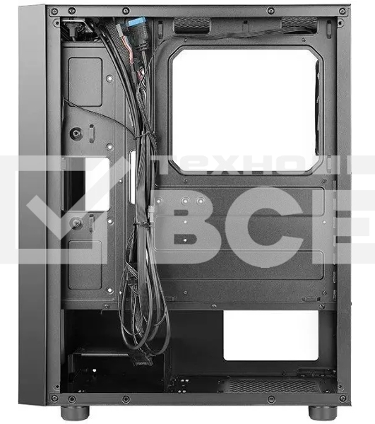 Компьютерный корпус Azza Spectra черный без БП ATX 7x120mm 2x140mm 2xUSB2.0 1xUSB3.0 audio bott PSU