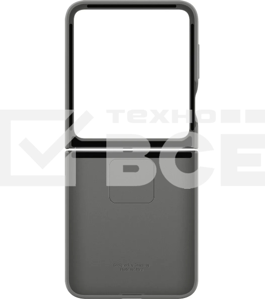 Чехол (клип-кейс) Samsung для Samsung Galaxy Z Flip6 Silicone Case Silicone Case Flip 6 (F741) серый (EF-PF741TJEGRU)