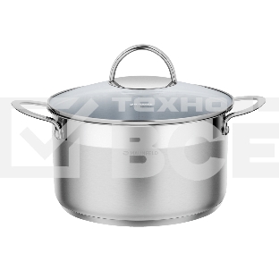 Кастрюля Maunfeld GERDA MCS33S07 из нержавеющей стали со стеклянной крышкой, 20 см, 3,3 л.