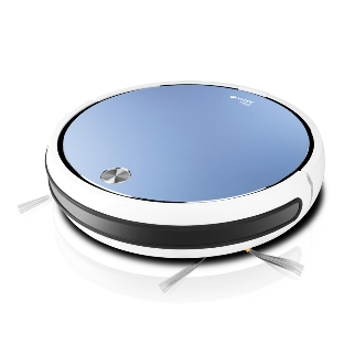 Робот-пылесос Vitek VT-1805 белый/синий, Li-Ion, уборка сухая/влажная, пылесборник контейнер 0.5 л