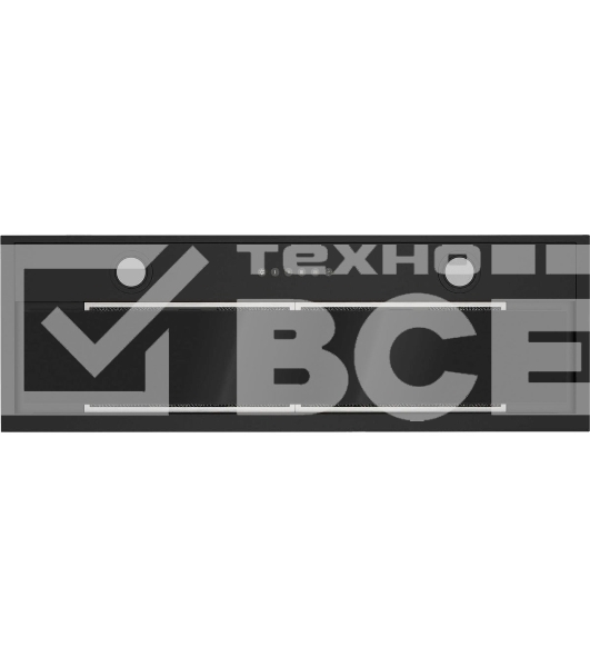 Вытяжка Elikor Cube 90П-1000-Э4Д черный/черный