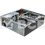 Компьютерный корпус с блоком питания 250Вт. Сase Foxline mITX 250W TFX, 2xUSB 3.0, черный Trim, powercord, фото2