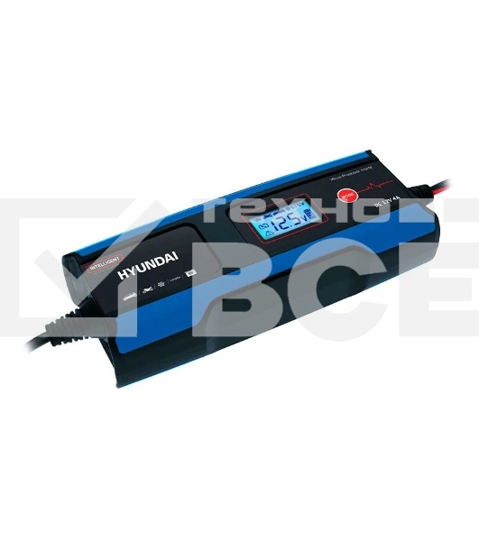 Зарядное устройство автомобильное Hyundai HY 410/АКБ: 110 А·ч/инверторное/LCD-дисплей/сине-черный (HY 410)