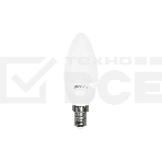 Лампа светодиодная JazzWay PLED-ECO-C37 5Вт свеча 3000К теплый белый E14 400лм 220-240В, фото 1