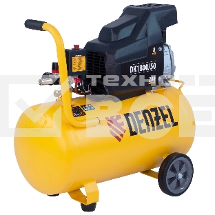 Компрессор воздушный Denzel DK1800/50,Х-PRO (58068) 1,8 кВт, 280л/мин, 50л