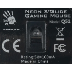 Мышь проводная A4Tech Bloody Q51 черный, 3200 dpi, USB, кнопки - 8, фото4