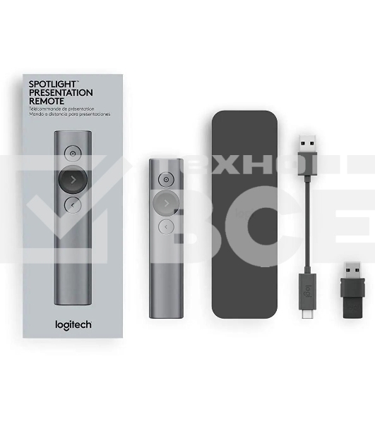 Презентер Logitech Spotlight R-R0011 серый, Bluetooth, кнопки - 3