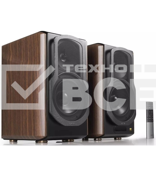Колонки Edifier S2000MKIII Brown (2.0,Bluetooth 5.0,ДУ,2x 15 Вт (ВЧ), 2x 50 Вт (СЧ/НЧ)