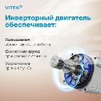 Стиральная машина Vitek VT-WSE8201 класс: A+++ загр.фронтальная макс.:8кг белый инвертор, фото6