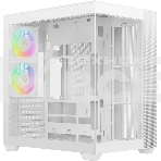 Корпус Ocypus Delta C74 ARGB White, Midi-Tower, белый, 2 x 120 мм, фото 1