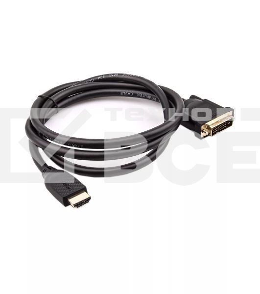 Кабель HDMI-DVI 1.5M CG484G-1.5M VCOM
