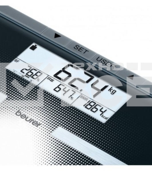 Весы напольные электронные Beurer BG21 макс.180кг черный