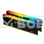 Оперативная память Kingston Fury Beast, DDR4, 16GB (2x8GB), 3733MHz, CL19, с радиатором, RGB, черный, фото2
