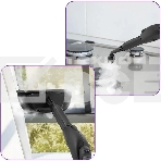 Пароочиститель напольный Kitfort КТ-9185 2000Вт черный/сиреневый, фото7