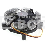 Кулер для процессора Crown CM-80 v2 серебристый/черный, 75 мм, алюминий, 2200 об/мин, 22 дБ, 3 pin, 65 Вт, 42 мм, фото3