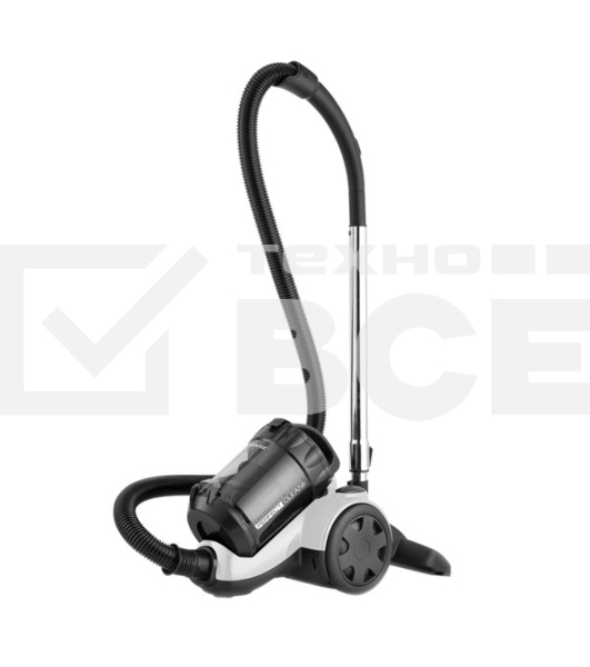 Пылесос Centek CT-2528 белый/черный, 350/2000 Вт, уборка сухая, пылесборник циклонный фильтр, 1.5 л