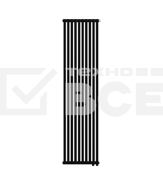 Дизайн-радиатор Royal Thermo Shift Q30 VC2180 - 10 секц. RAL9005m