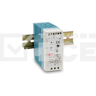 Блок питания AC-DC, 60Вт, на DIN рейку, вход 90-264В AC, 47-63Гц, 127-370В DC, выход 12В,5А, регулировка 12-15В, димминг 3 в 1, в кожухе