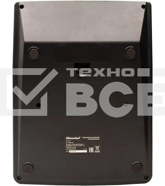 Калькулятор настольный Silwerhof SH-444 черный 12-разр.